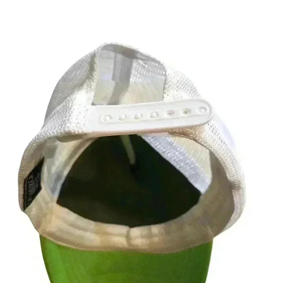 Nintendo NES Lime Green Trucker Hat Snapback Cap Mesh Cap America #164 - Picture 4 of 5